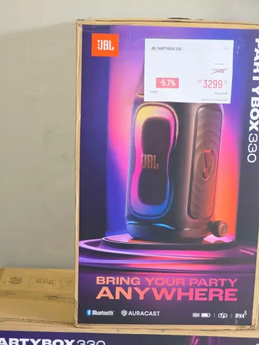 JBL Partybox 330 - Garantia e nota fiscal