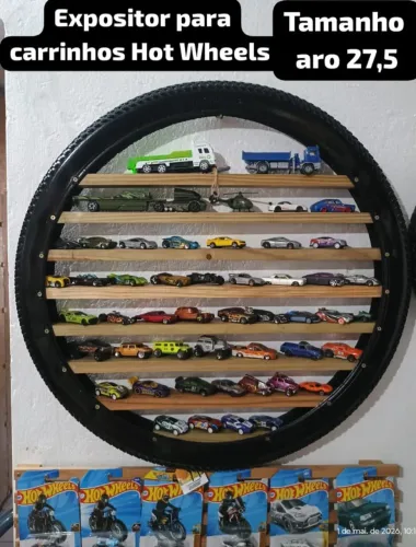 Expositor de pneu carrinhos Hot Wheels 