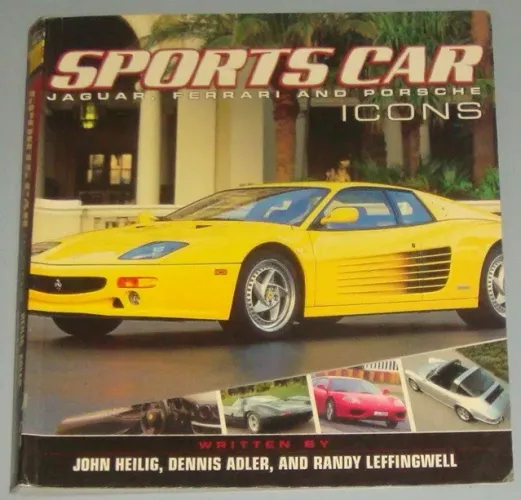 Carros - Livro Sports Car Icons - Jaguar Ferrari Porsche