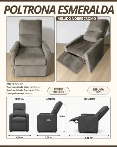 Poltrona do papai em promoção do mês dos pais 