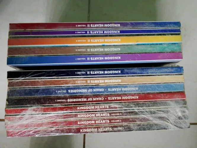 Lote 13 Mangás Kingdom Hearts / Chain Of Memories / Kingdom Hearts II - Abril