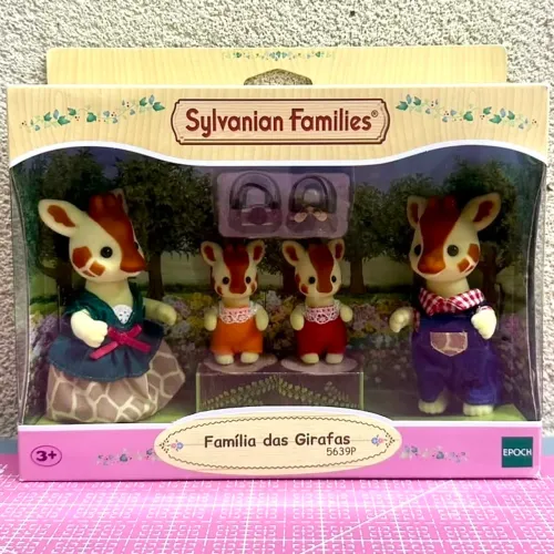 Família das girafas - Sylvanian Families Epoch Original