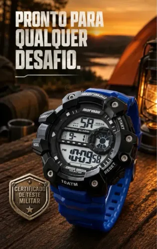 Relógio Mormaii original, força militar 