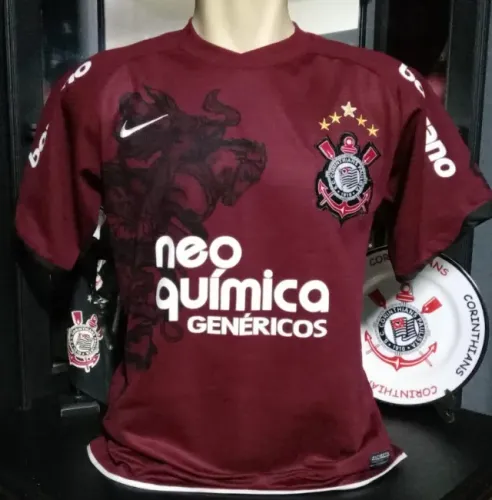 Camisa Corinthians Nike Grená #10 G - Segunda Linha!
