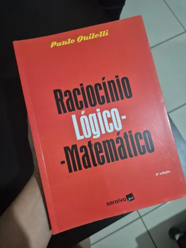 Livro Raciocínio Lógico-Matemático para Concursos - Paulo Quilelli - NOVO