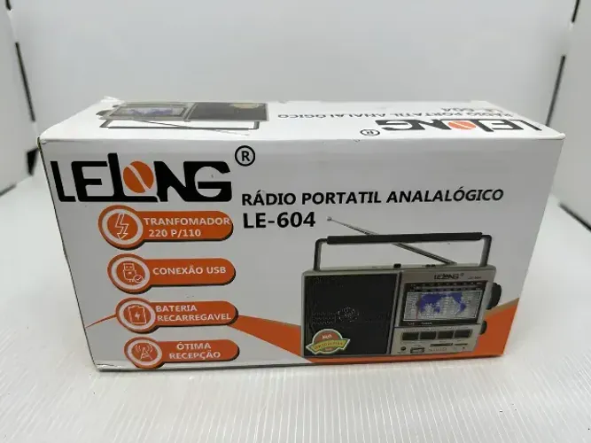 Rádio Am Lelong Le-604 Analógico Am Fm Ondas Curtas Mp3 (Usado)