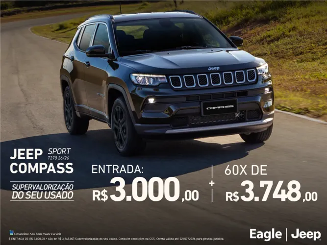 Jeep Compass Sport T270 1.3 TB 4X2 Flex AUT 2026
