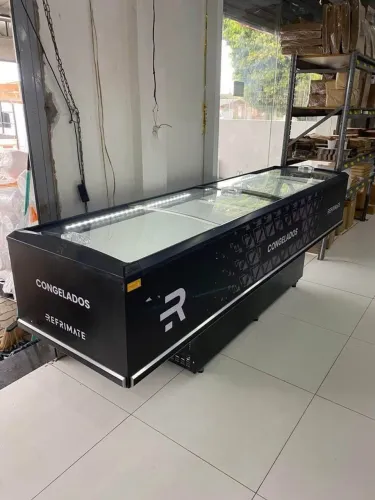 Expositor Ilha Horizontal 3M Congelados E Resfriados Refrimate
