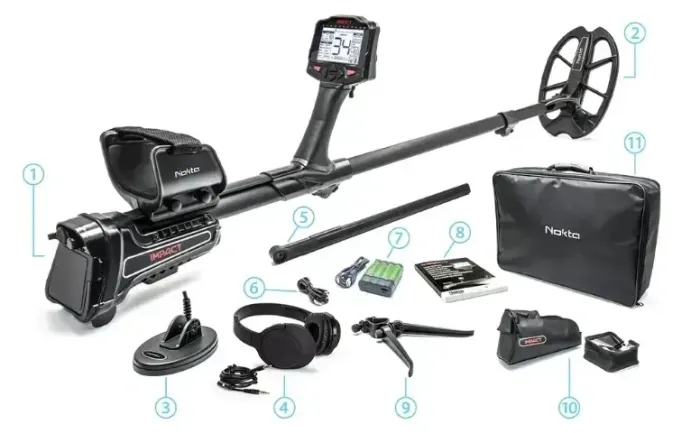 Detector de Metais Nokta Impact ProPack Completo