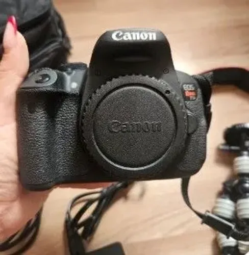 câmera canon eos rebel t5i kit completo