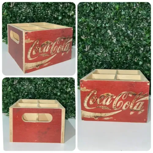 Caixa Coca-Cola decorativa