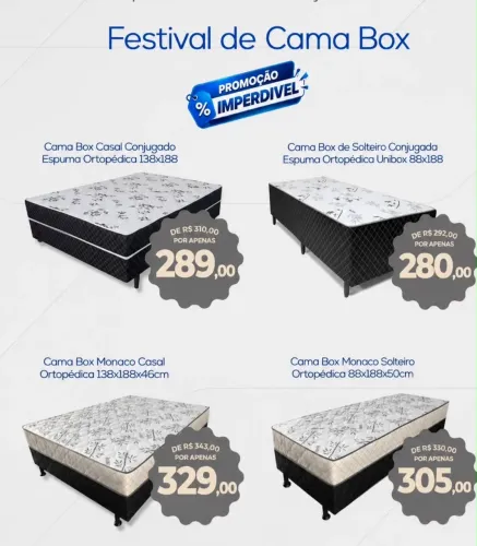 Festival De cama box na promoção / entrega hoje