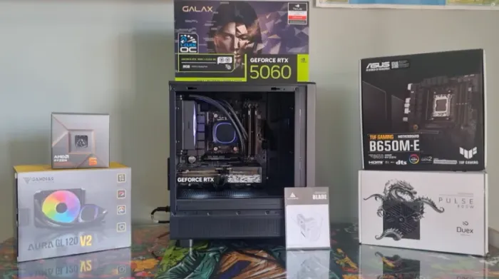 PC GAMER AM5 / DDR5 / RTX5060 / NVME 1TB / FONTE 800W 