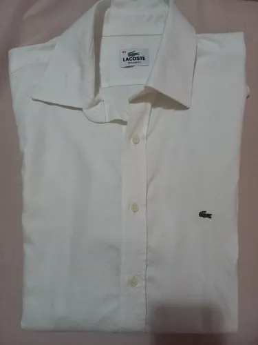 Camisa social Lacoste regular fit