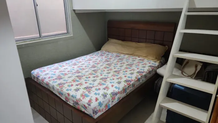 Cama de casal Madeira Super reforçada para colchão 1,88x1,38m