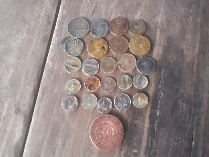 Moeda antiga coleção