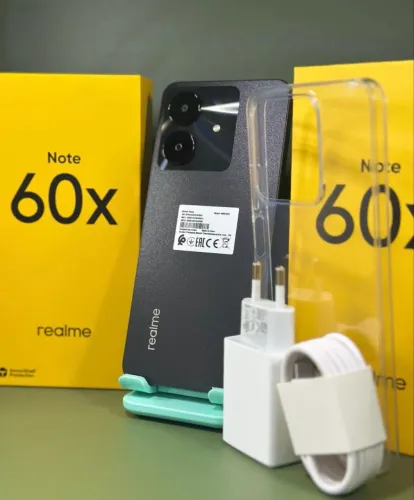 Realme Note 60x 128/04-Preto Verde Lacrado Entregamos Grátis