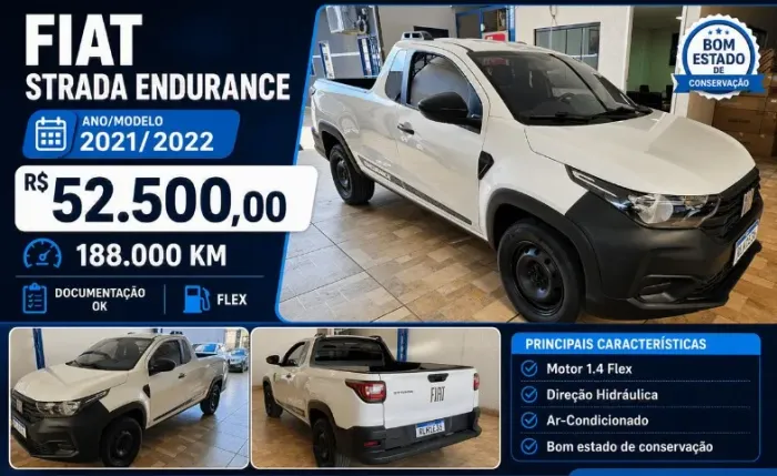 Fiat Strada Endurance 1.4 Flex 8V CS Plus 2022
