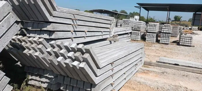 Poste de concreto para cercamento