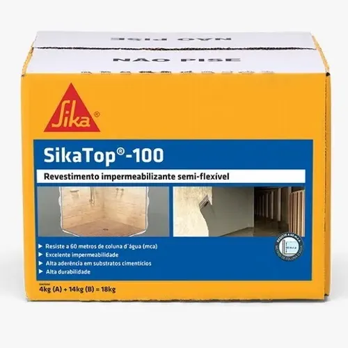 SikaTop 100 Cinza 18Kg (1000)(impermeabilizante)