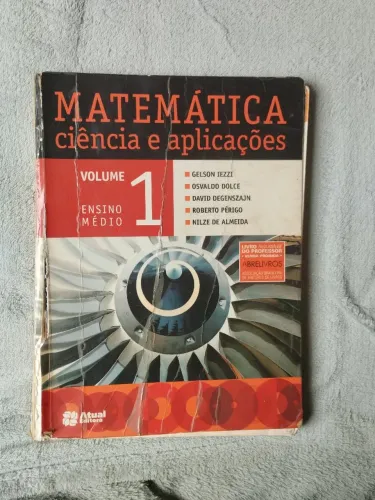 Livro de Matemática: Ciência e Aplicações - Vol 1 (Gelson Iezzi)