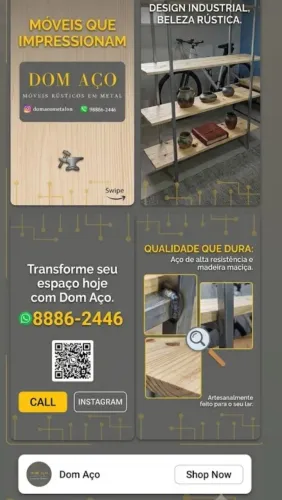 Trabalhos em ferro.
