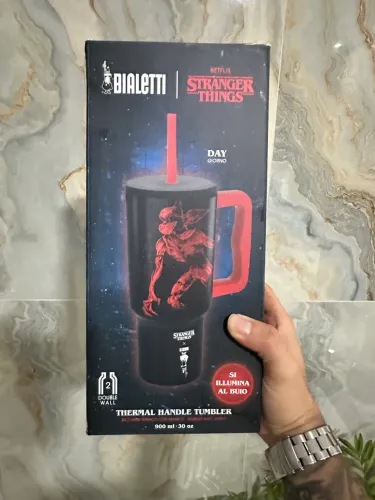 Garrafa térmica Bialetti edição limitada stranger things - Lacrada