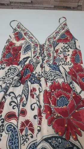 Vendo vestido longo FARM RIO seminovo Tam G