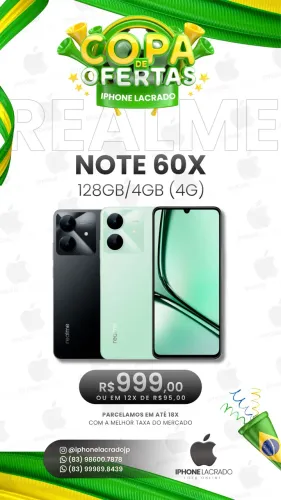 Xiaomi note 60x linha completa
