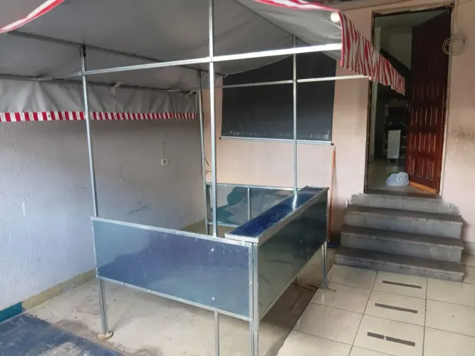 Barraca de inox para alugar