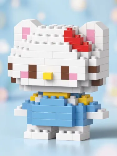 Hello Kitty | Mini Blocos de Montar