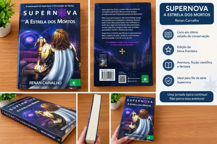 Livro Supernova - A Estrela dos Mortos | Renan Carvalho