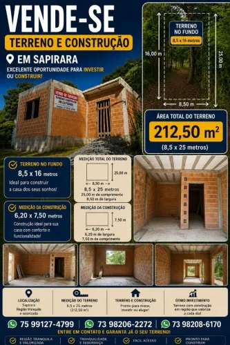 Terreno e Construção