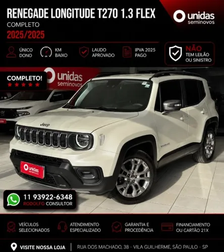 Jeep Renegade Long. T270 1.3 TB 4X2 Flex Aut. 2025