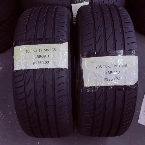 2 PNEUS 205 50 17 FARROAD USADOS BONS VIRTUS/polo/corolla/civic