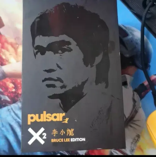 Mouse pulsar x2 bruce lee limitado feet vidro personalizado usado