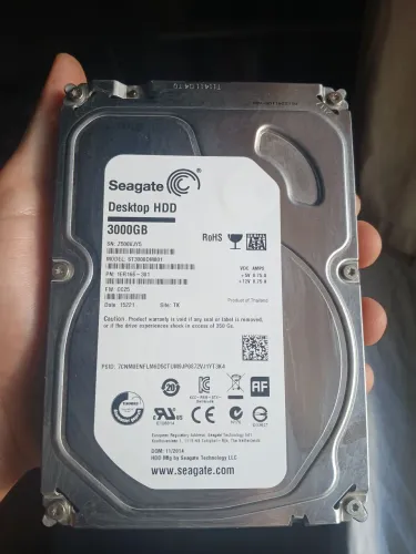 HD Seagate 3TB 7200RPM - Saudável - SATA III