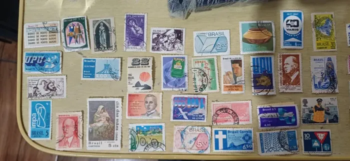 Selos de Carta Anos 50 , 60 , 70, 80 - LOTE