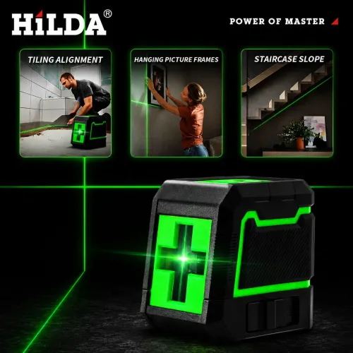 Nível a laser 2 linhas verdes