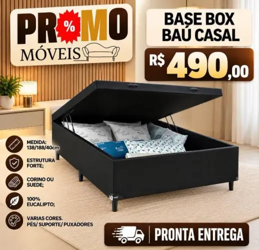 Cama Box Baú Casal