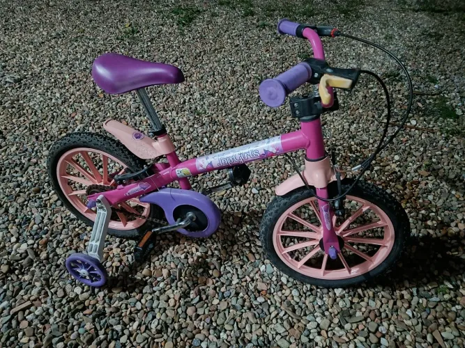Bicicleta Nathor infantil Rosa - Semi nova