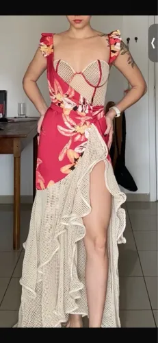 Vestido PATBO verão SPFW