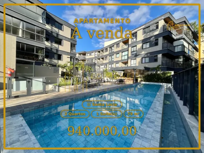Viva com Estilo no Hillside Park Residence em Santa Lúcia - 2Q e Varanda Gourmet