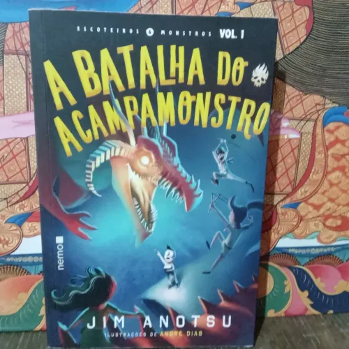 Livro a batalha do acampamonstro