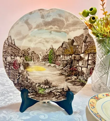 Prato decorativo vintage da Johnson Brothers _  Countryside 