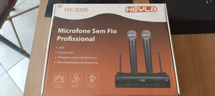 microfone sem fio profissional hy 3005