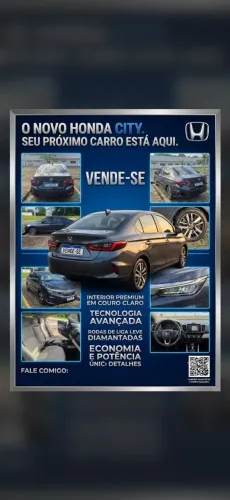Honda City Sedan Touring 1.5 Flex 16V 4P Aut. 2024