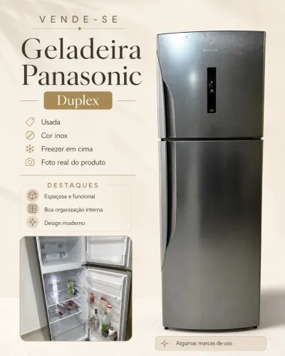 Geladeira Inox Frost Free