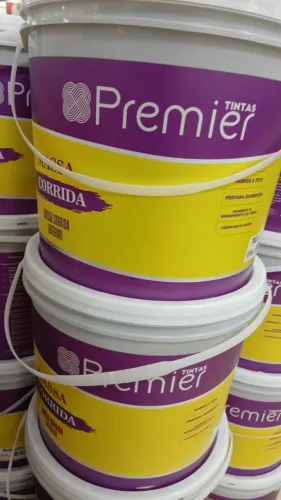 Excelente cobertura e preço imbatível - Massa Corrida Premier Balde 20kg a vista R$39,90