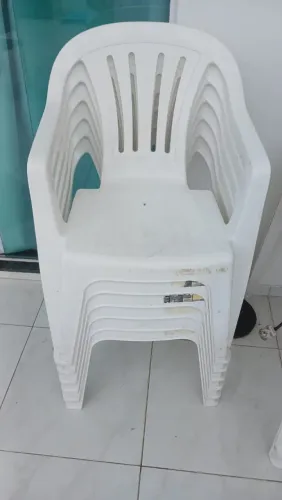 Jogo de mesa plástico branca